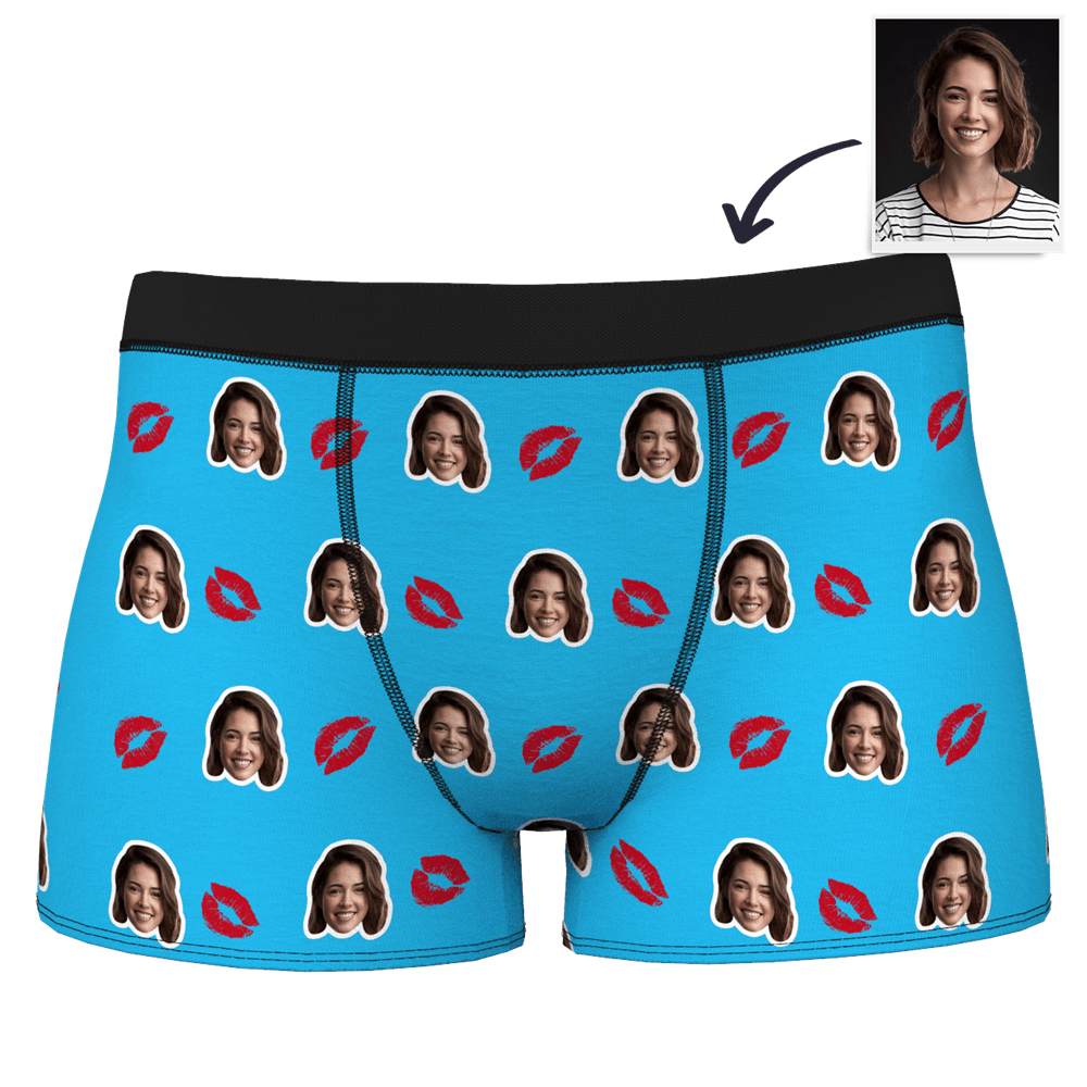Custom Boxer Shorts Gift For Boyfriend Valentines Day Gifts - Image 2