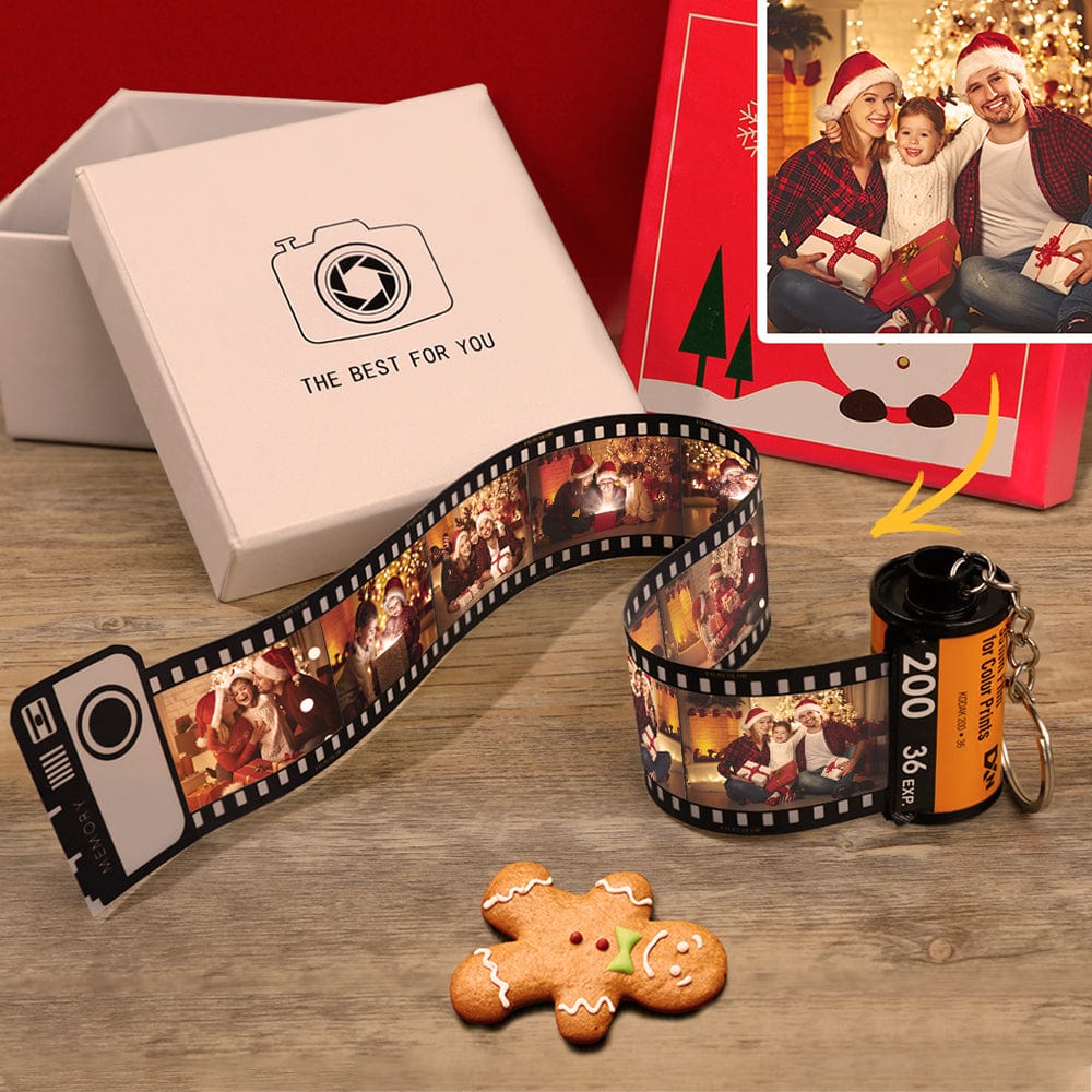 Custom Camera Film Roll Keychain Customized Gifts For Family