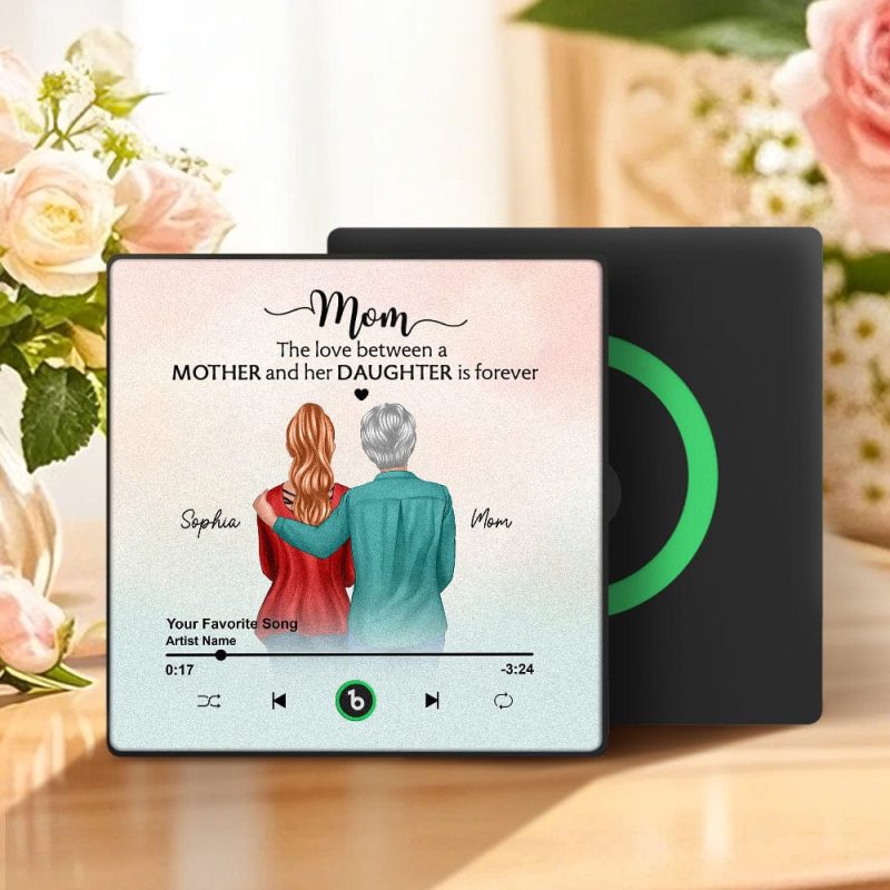 Custom Music Fridge Magnets Mother’s Day Music Wall Photo Sticker That Plays Music Without Cell Phone Multiple Styles