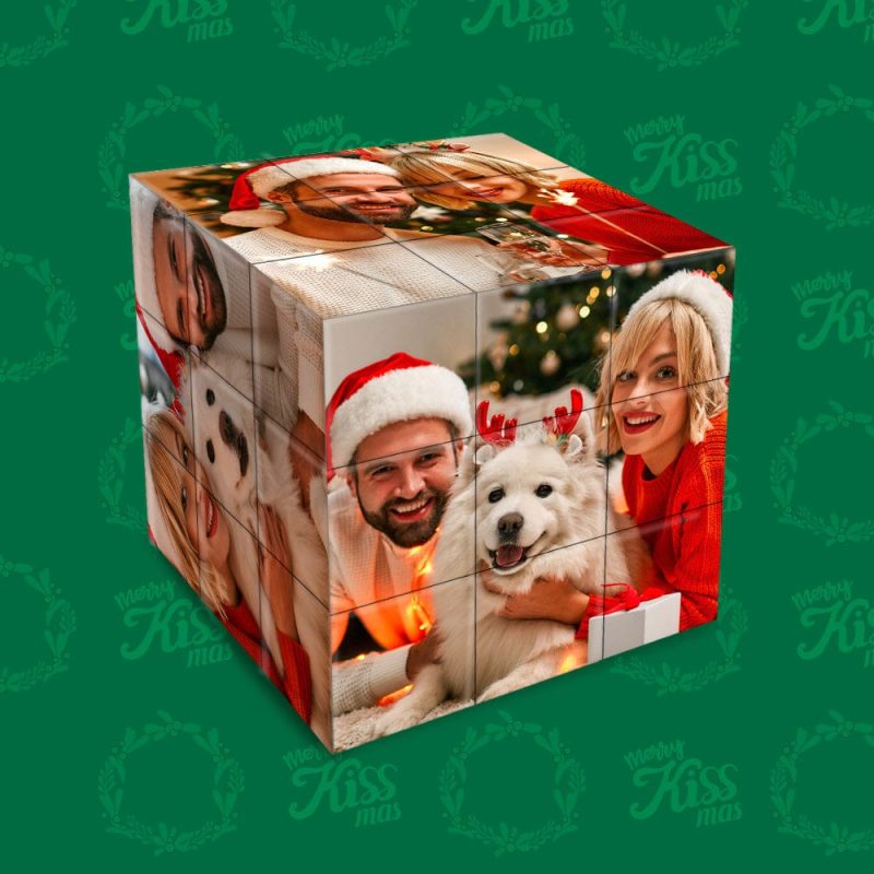 Christmas Gifts Photo Rubic’s Cube Custom Photo Cube Gifts For Couples