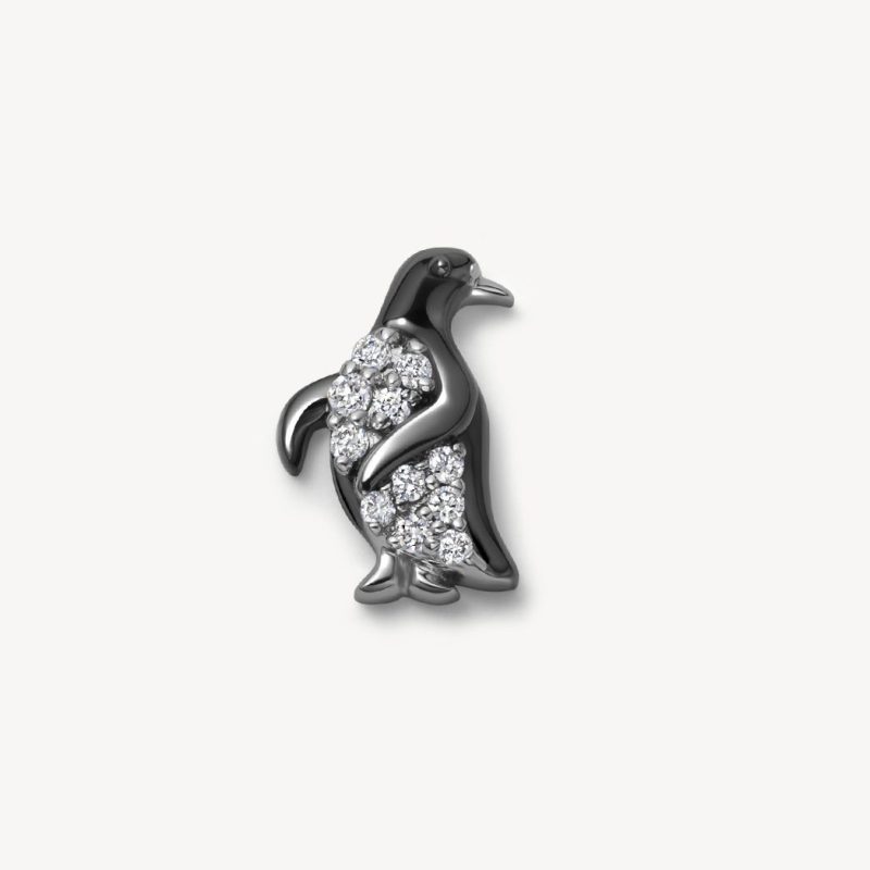 Locket Necklace Accessories Penguin