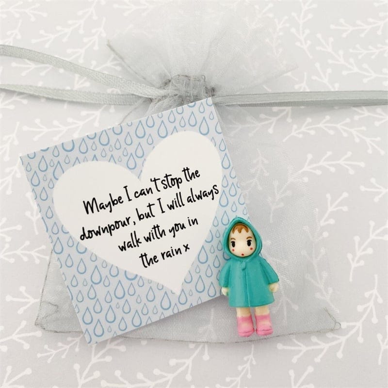 Personalized Emotional Support Knitted Doll Gift with Heartfelt Message Friend I’m Here For You Perfect for Thinking of You Sympathy Comfort Hug Crochet Gifts
