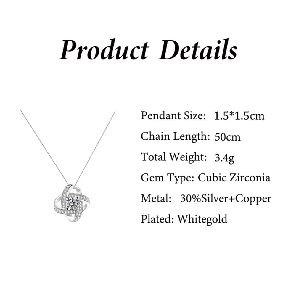 To My Love Necklace with Eternity Flower Red Rose Gift Box Set - Image 5