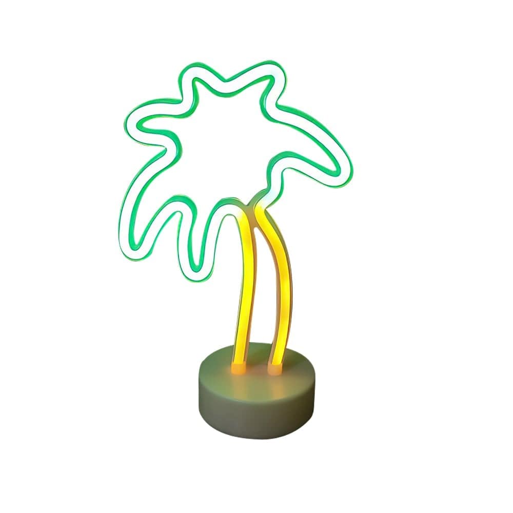 Neon Led Lights Plant Shape Bedroom Home Decor Gift For Kids - Image 2