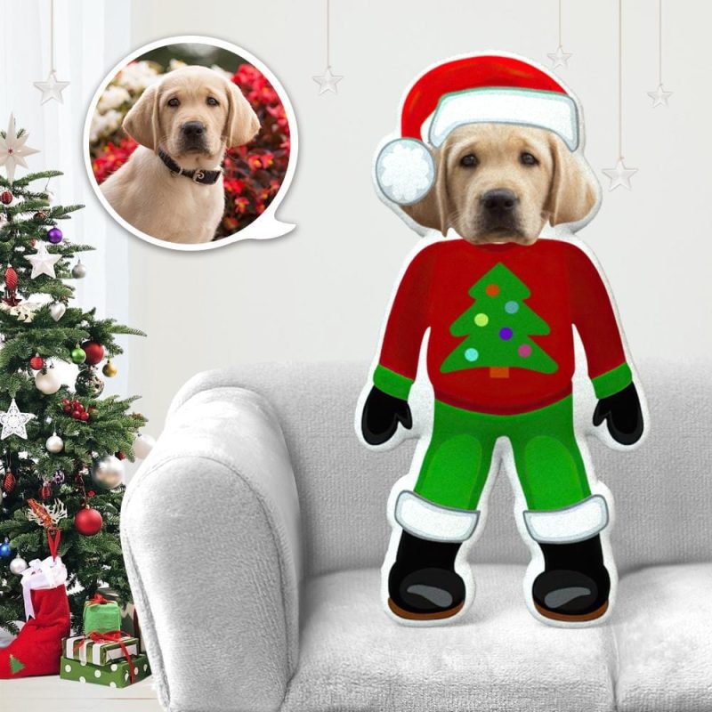 Pillow Pet Photo Pillow Gifts for Dog Lovers Christmas Boy Costume Christmas Gifts