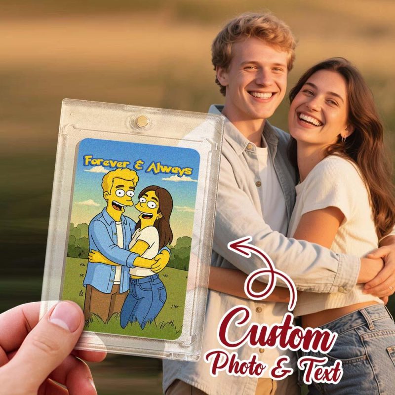 Custom Adventure Style Card Custom Card Present for Couple Turn Your Photo into a Unique Collectible