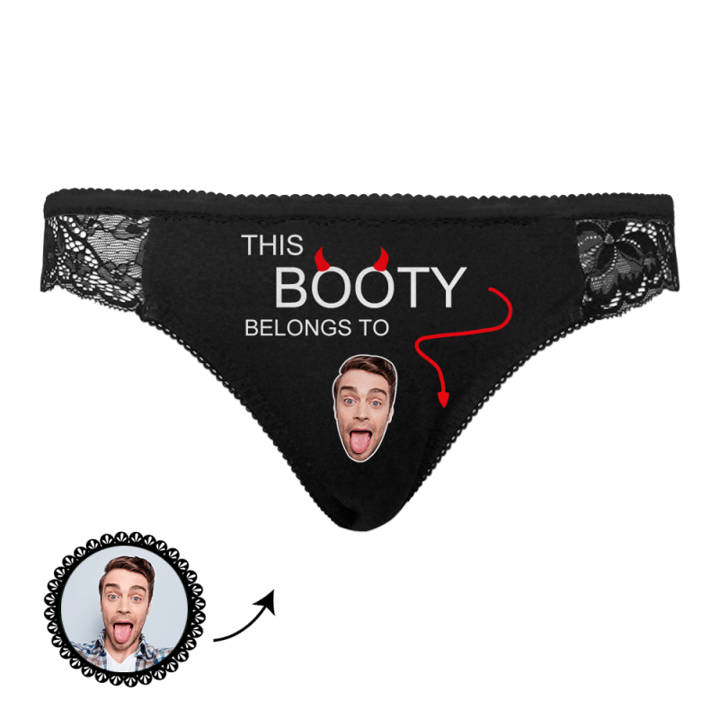 Custom Lace Underwear Personalized Panties Sexy Transparent Panties Gifts for Girlfriend