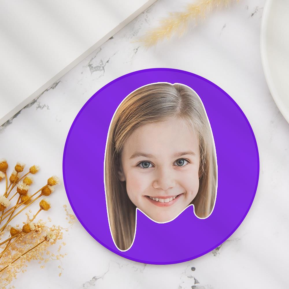 Baby Photo Gifts Custom Face Coaster Gift For Kids