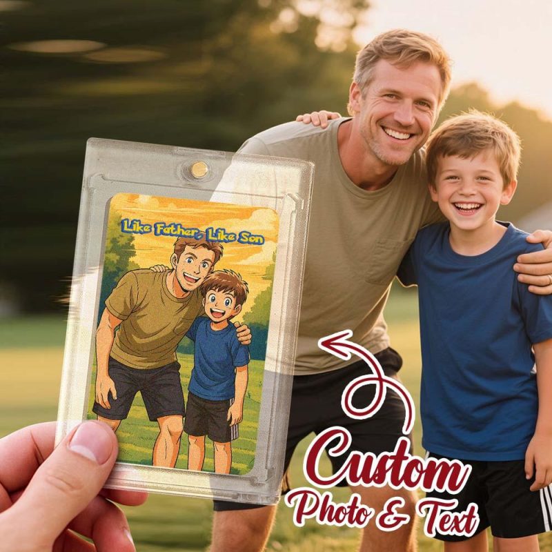 Personalized Cartoon Style Card Present Turn Your Photo into a Unique Collectible