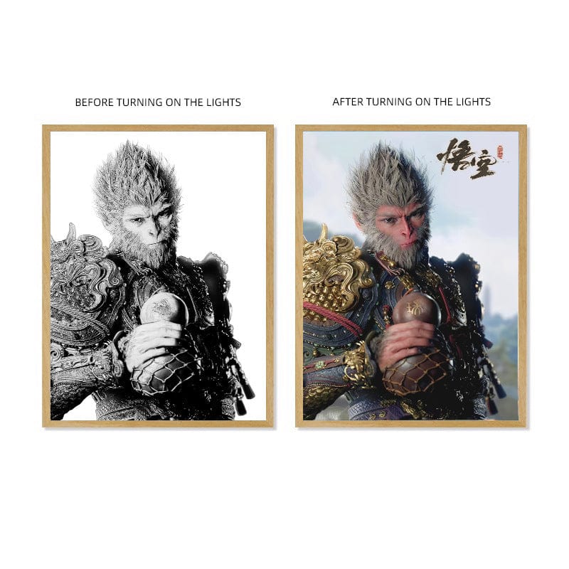 The Black Myth Wukong Art Light Lamp Gifts for Him Her - Image 3