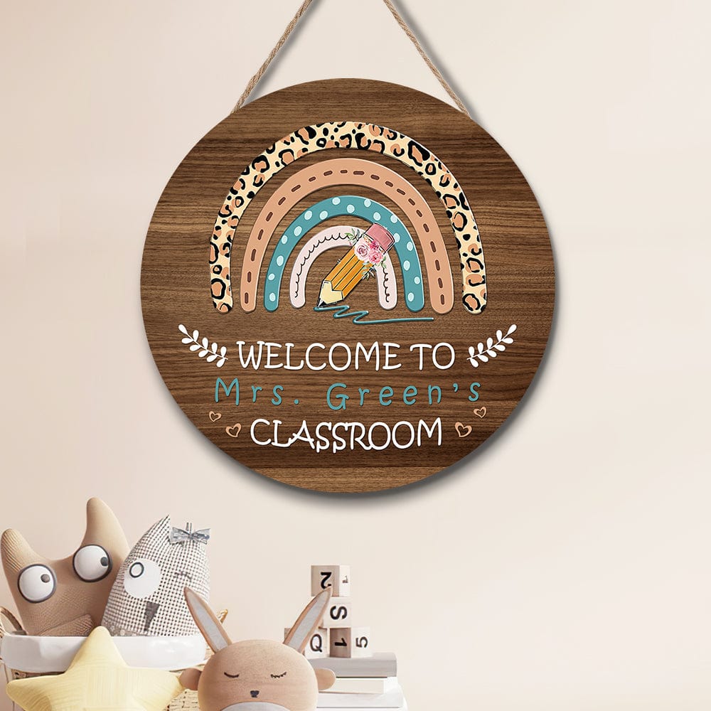 Teacher Appreciation Gifts Personalized Teacher Name Sign for Door