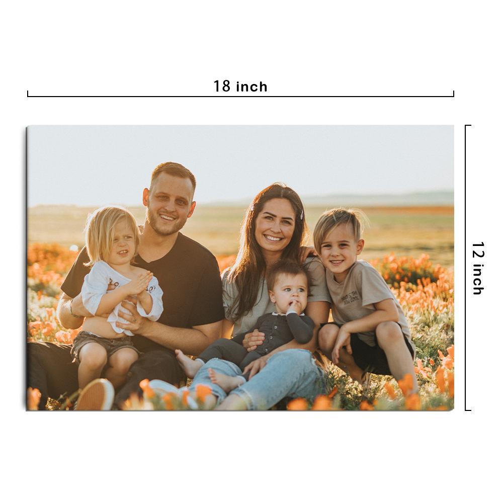 Father's Day Canvas Father's Day Gift Family Photo Canvas Prints - 45*30cm - Image 2