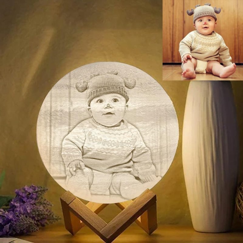 Custom Jupiter Lamp Gift For Kids- Touch Three Colors (10-20cm)