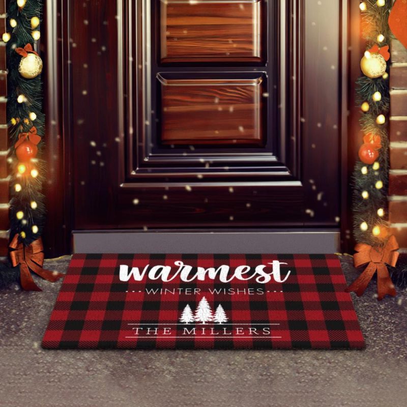 Personalized Christmas Doormat Gift