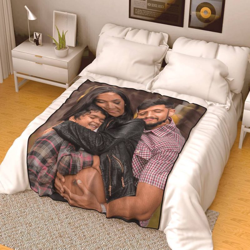 Personalized Blanket Birthday Gift For Mom