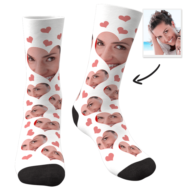 Custom Socks Gift For Girlfriend Valentine’s Day Gift Christmas Gift