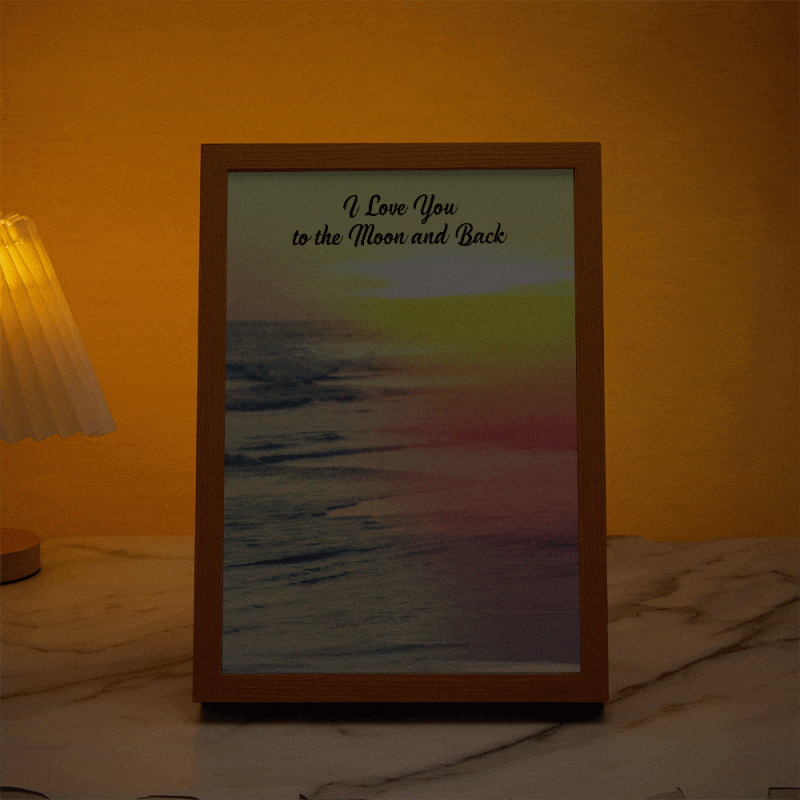 Custom Photo Lamp Personalized Text Light Love Gifts for Her
