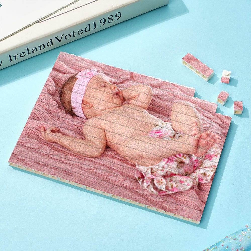 Custom Building Brick Custom Photo Block Square Shape Gifts for Children - Image 2