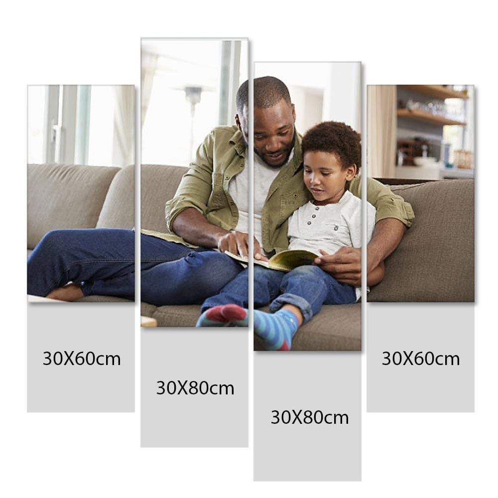 Christmas Gift Custom Wall Art Picture Canvas Print - 4pcs - Image 2