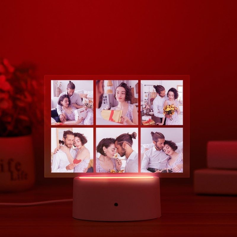 Custom Picture Night Light LED Night Light Valentines Gifts For Him