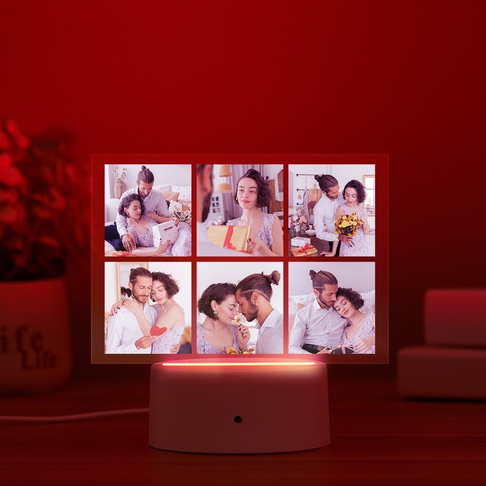Custom Picture Night Light LED Night Light Valentines Gifts For Him
