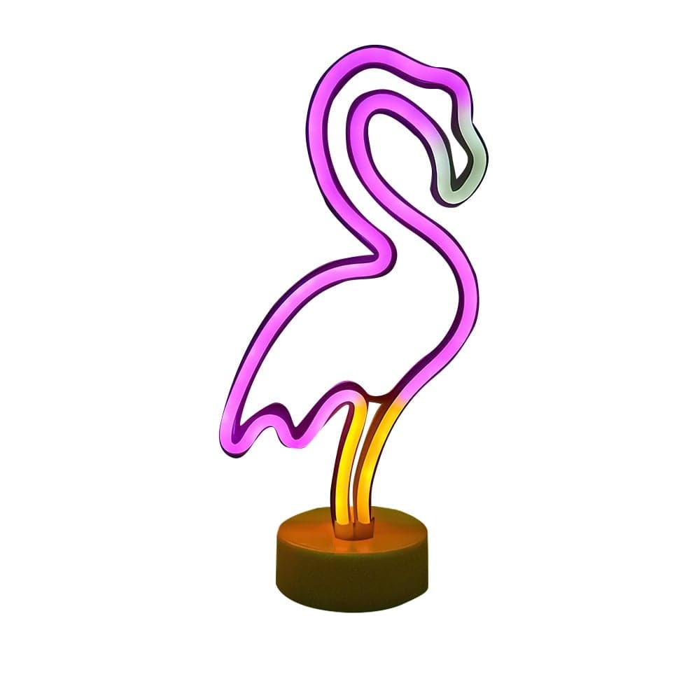 Neon Led Lights Flamingo Shape Valentine's Day Gift For Couple - Image 2