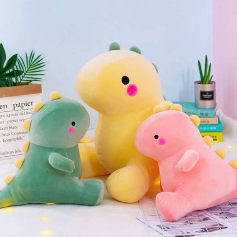 Cute Dinosaur Plush Doll Toy Soft Stuffed Animal Plushie Gifts for Kids Girls Boys