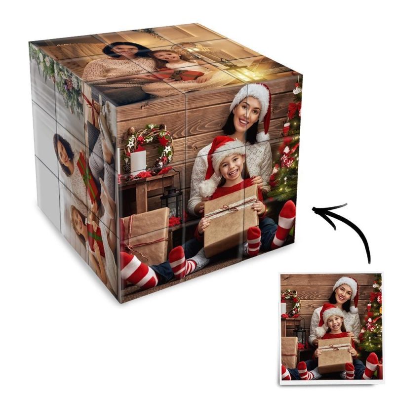 GiftLAB Custom Rubic’s Cube Photo Cube Christmas Gifts For Family