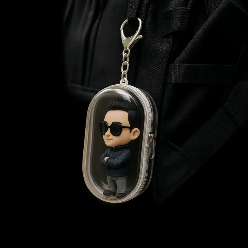 Back to School Custom 3D Charm Made from Picture Unique Accessory for Bags and Gifts