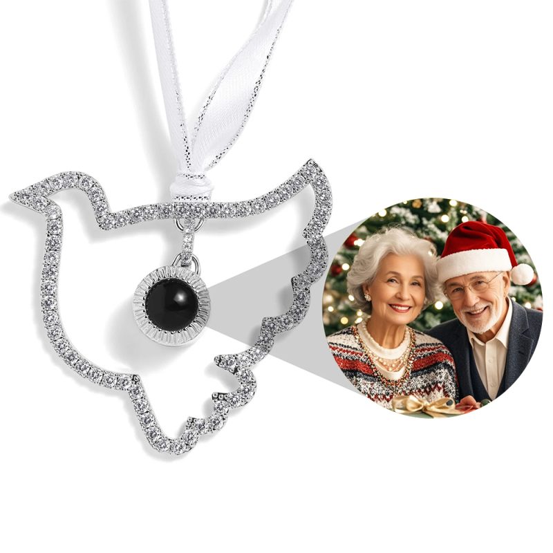 Custom Dove Photo Ornament Custom Projection Ornament Christmas Gifts Memorial Gifts