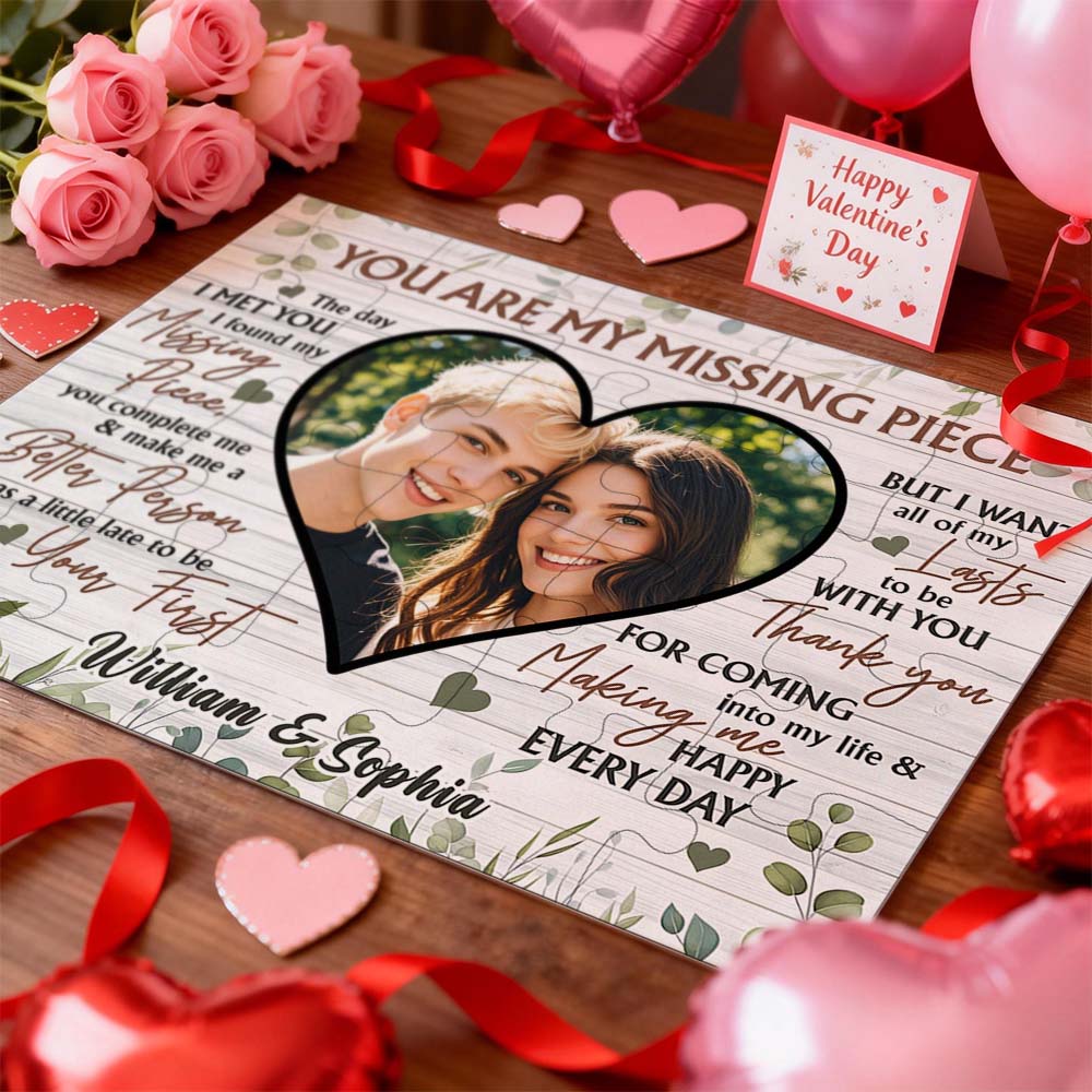 Custom Photo Puzzle - The Perfect Couple's Game Valentine's Day Gift for Couples - Image 2