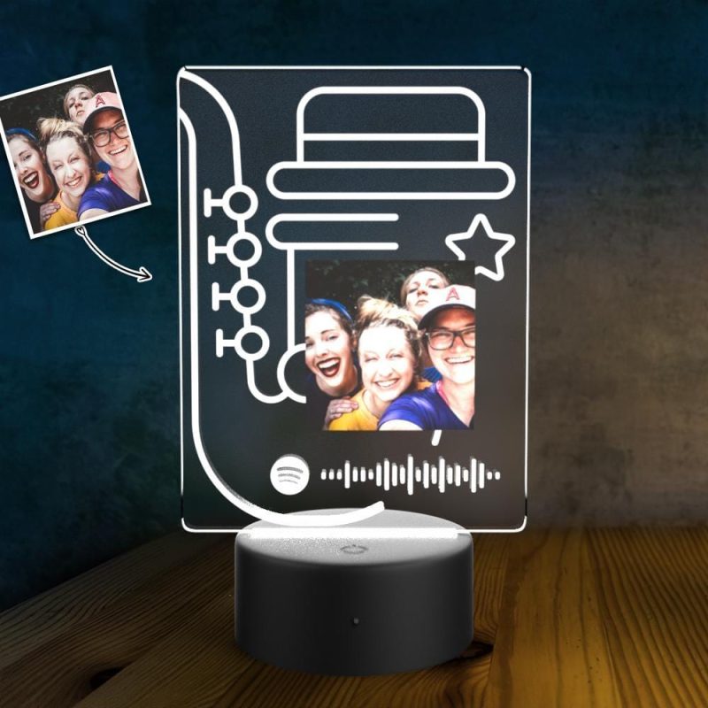 Custom Spotify Plaque Lamp 7 Colors Valentines Day Gifts For Music Lovers