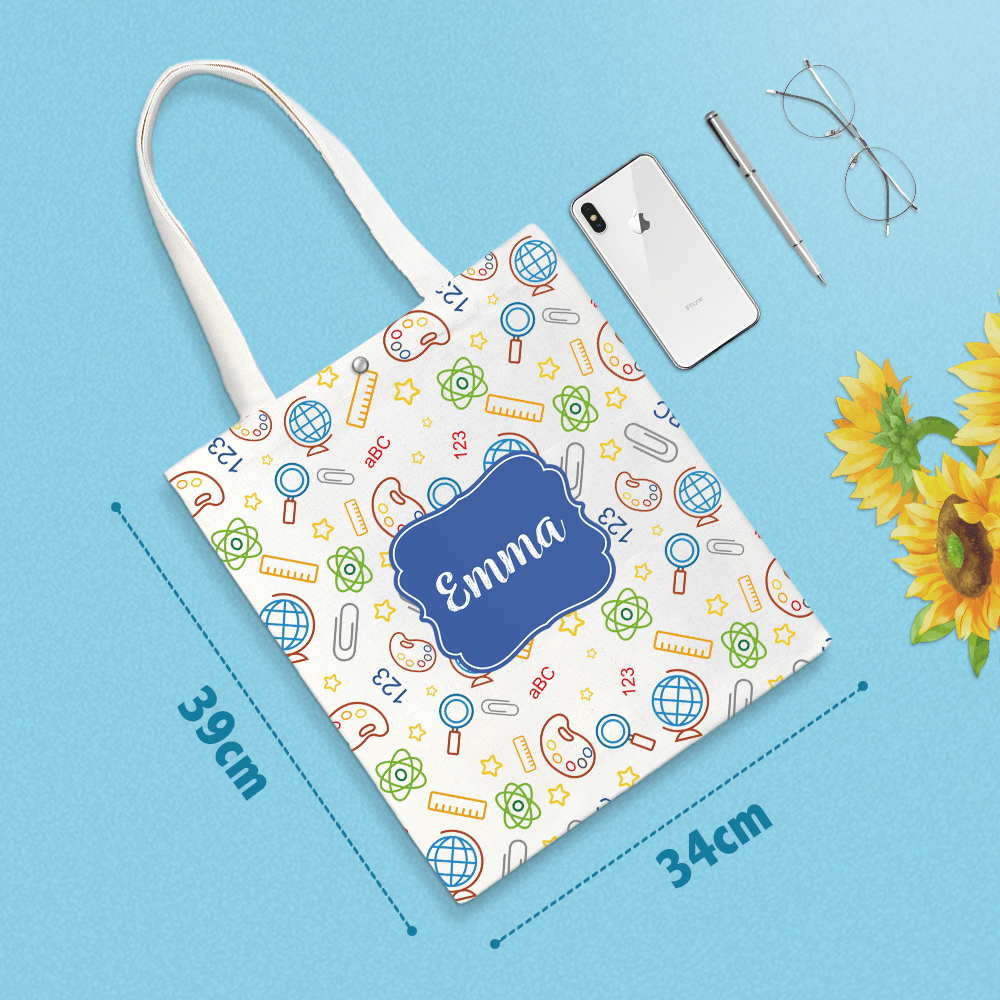 Custom Text Handbag For Woman Summer For Shopping Bag - Image 2