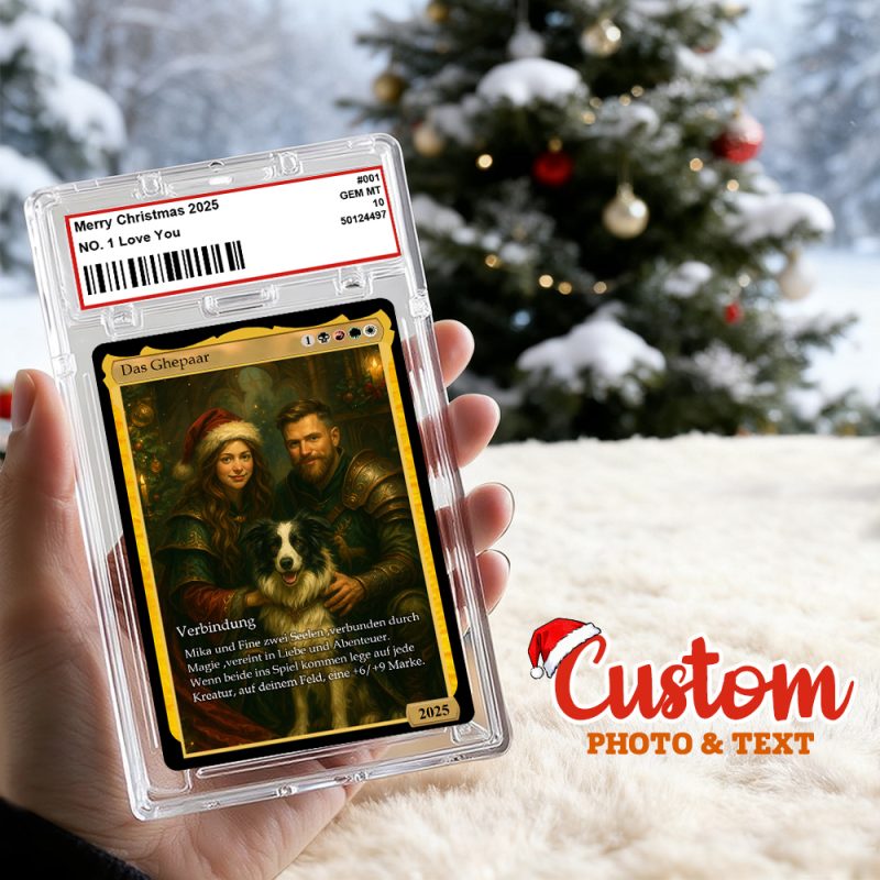 Custom Fantasy Couple Card – Personalized Magic Trading Card Gift for Christmas 2025