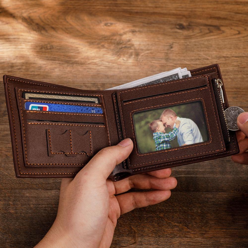Custom Men's Photo Wallet Gifts For Friends - Image 2