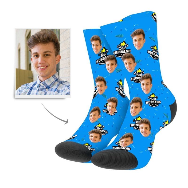 Husband Gift Custom Socks Anniversary Gift – “Best Husband”