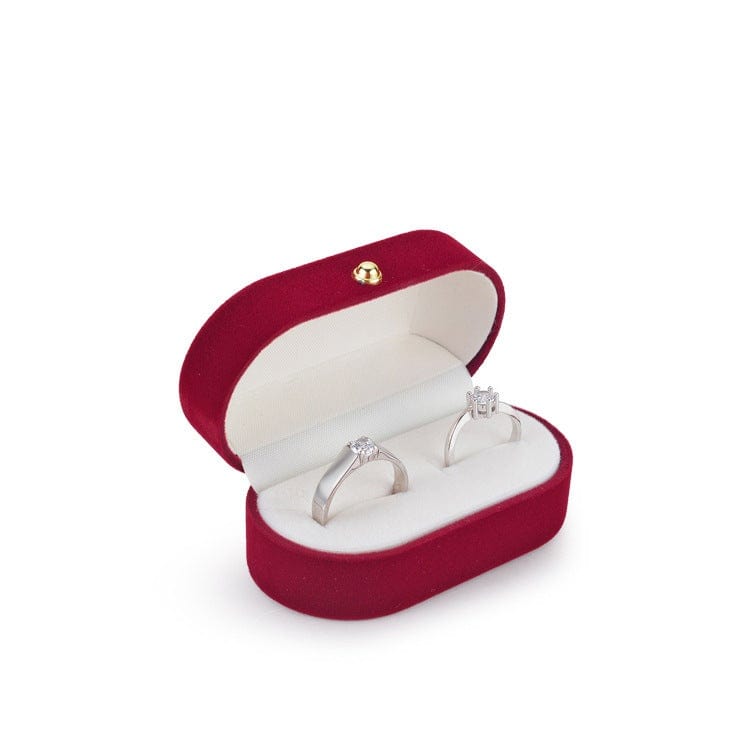 Square Ring Box Wedding Paired Rings Box Valentine’s Day Gifts for Proposal Wedding Engagement