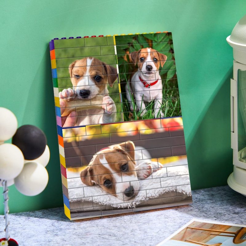 Personalised Colors Building Brick Custom Photo Block Brick Puzzles Gifts For Pet Lovers
