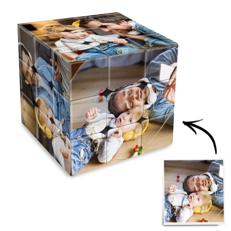 Father’s Day Gifts Custom Rubic’s Cube Gift For Dad