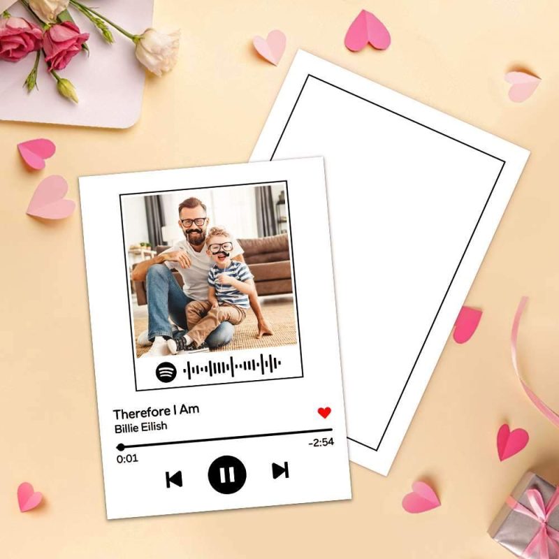 Father’s Day Greeting Card Custom Spotify Cards