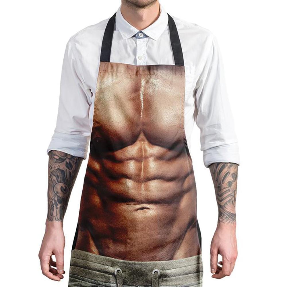 GiftLAB Sexy Body Apron Men's Apron Husband Apron Funny Apron - Image 2
