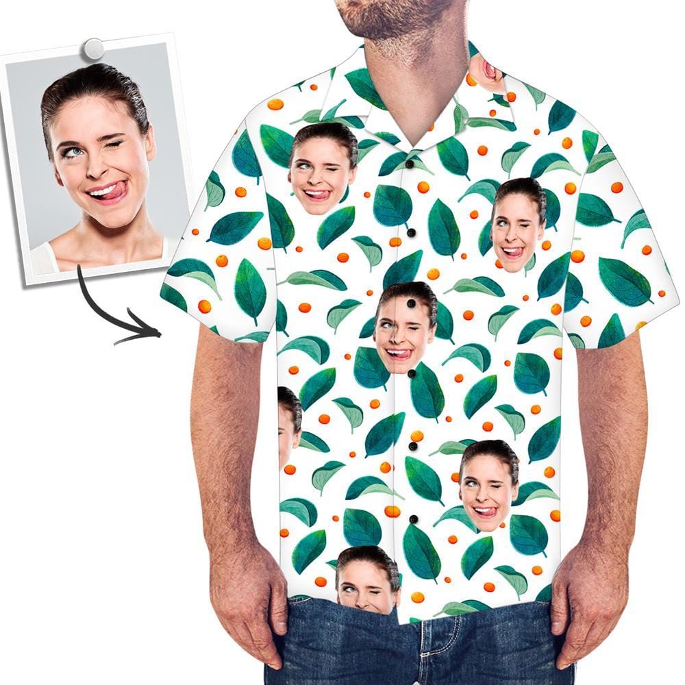 Hawaiian Shirt with Face Best Gift For Dad