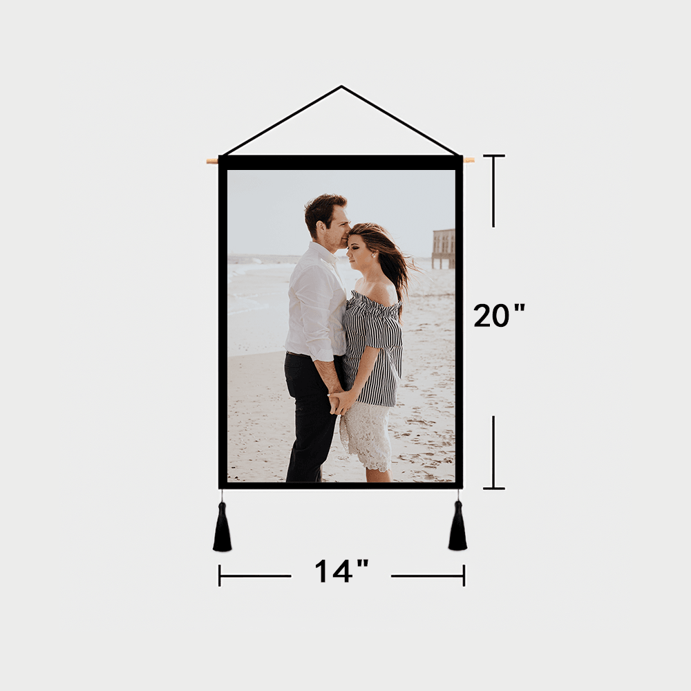 Anniversary Gift Picture Tapestry Wall Art - 2 Sizes - Image 2