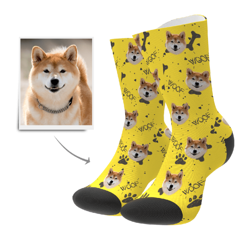 Dog Face Socks Personalized Socks Christmas Gift For Pet Lovers