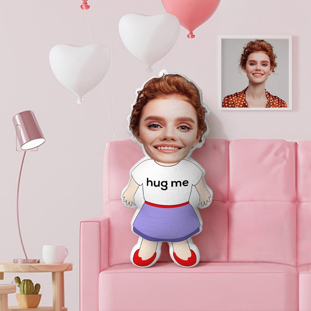 Custom MiniMe Pillow HUG ME Pillow Valentine's Day Gifts - Image 2