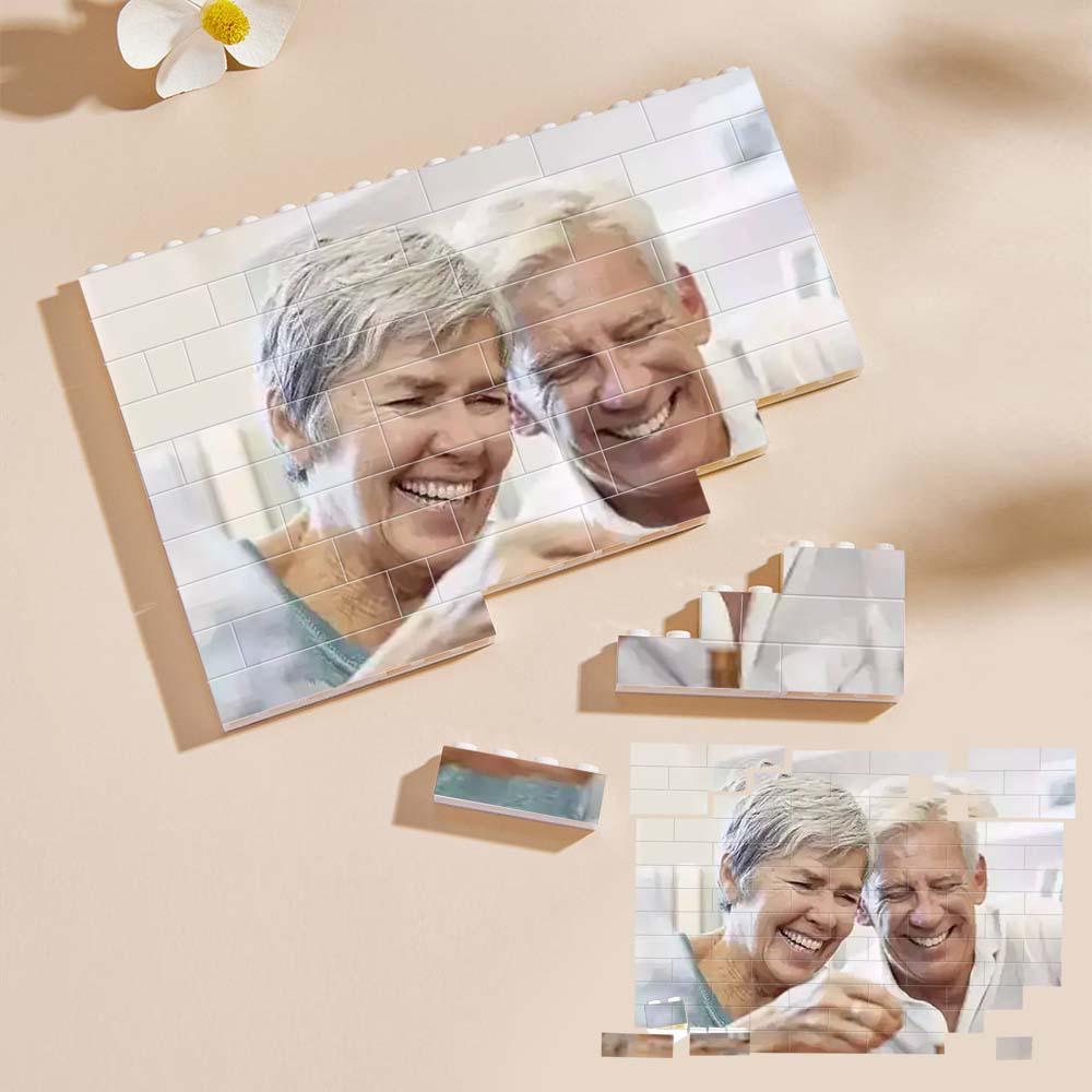 Custom Photo Building Blocks Puzzle Personalized Building Brick Engraving Square Shape Gift For Anniversary - Image 2