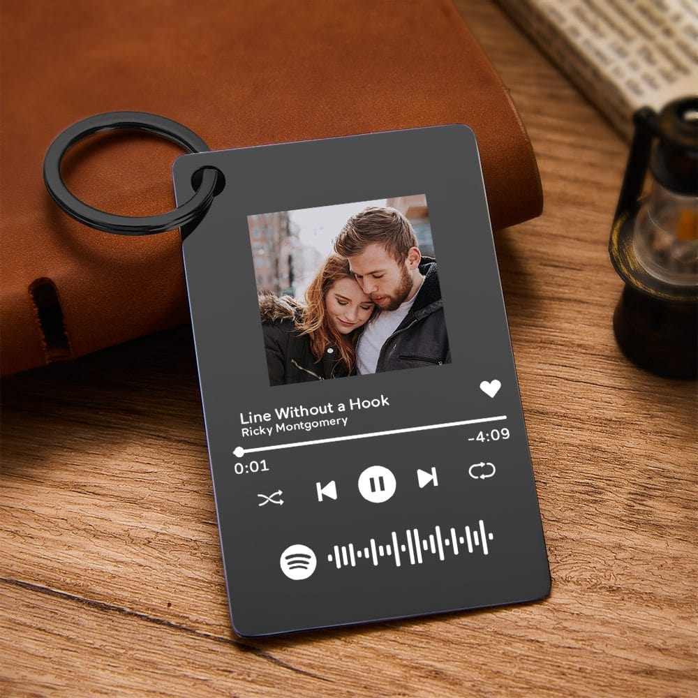 Custom Keychain With Picture Personalised Keychain Gifts for Boyfriend