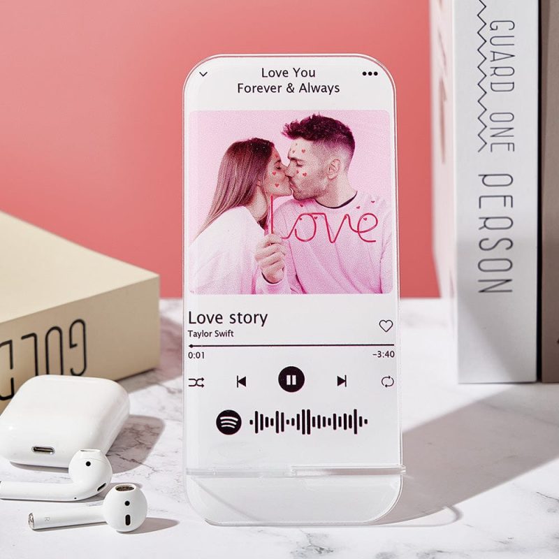 Personalized Music Code Plaque Custom Music Plaque Best Photo Gift for Lover