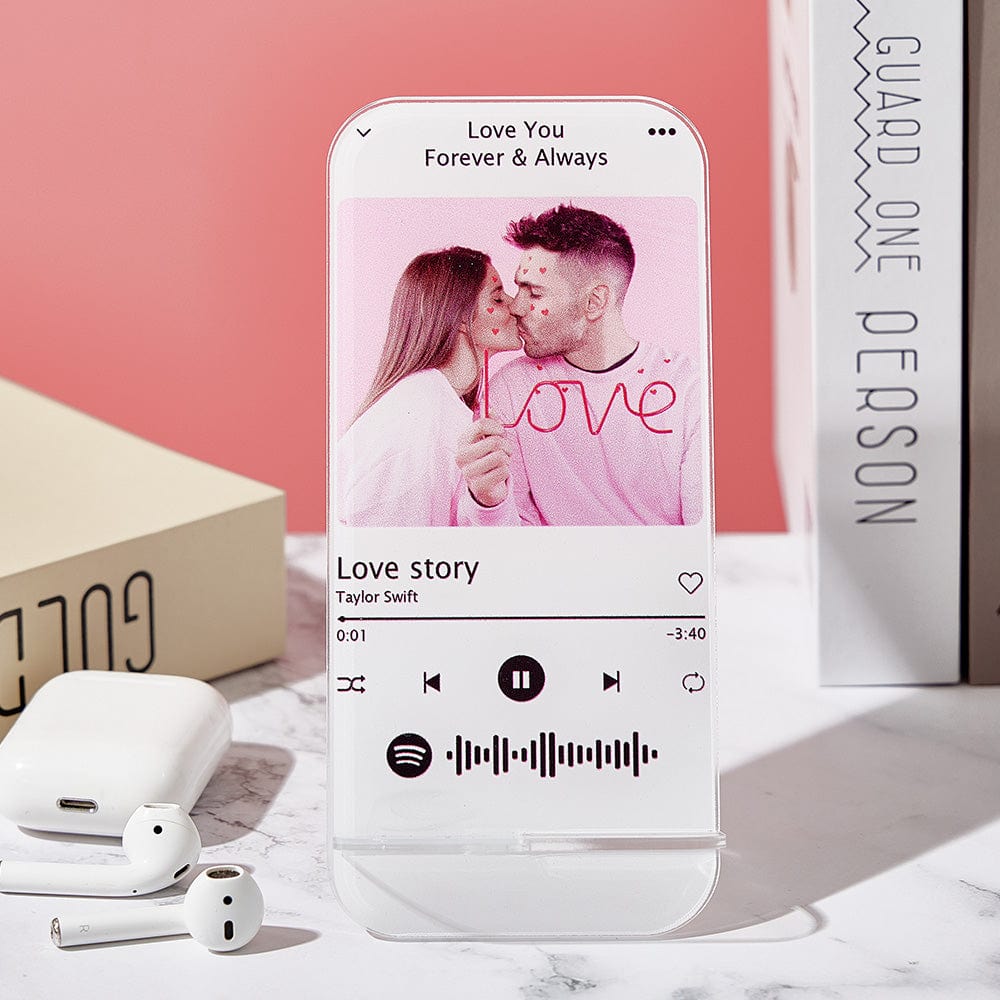 Personalized Music Code Plaque Custom Music Plaque Best Photo Gift for Lover