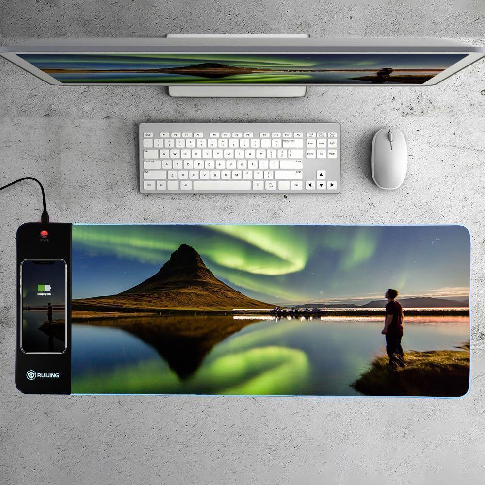 Custom Gaming Mouse Pad Wireless Charging Gift for Gamers - Image 2